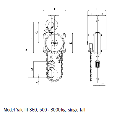 Yalelift 360 Hand chain hoist