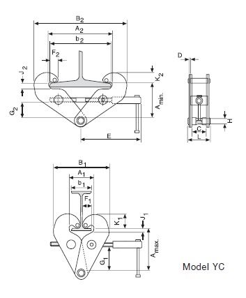 YRC Beam clamp